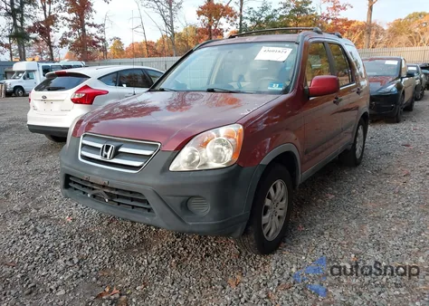 2006 Honda Cr-V Ex из США, поврежденный, VIN JHLRD78896C042398
